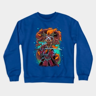 Samurai Dragon Crewneck Sweatshirt